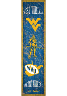 West Virginia Mountaineers Heritage Banner 6x24 Sign