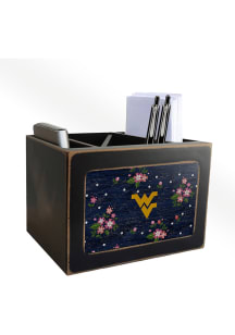 West Virginia Mountaineers Floral Desktop Organizer Desk Accessory