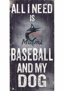 Miami Marlins Baseball and My Dog Sign