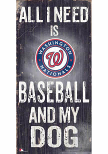 Washington Nationals Baseball and My Dog Sign