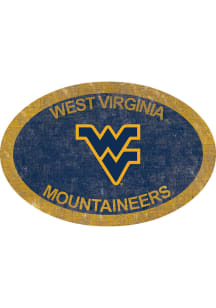 West Virginia Mountaineers 46 Inch Oval Team Sign