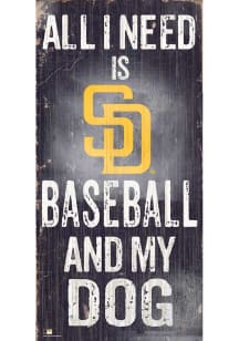 San Diego Padres Baseball and My Dog Sign