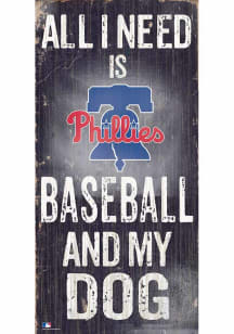 Philadelphia Phillies Baseball and My Dog Sign
