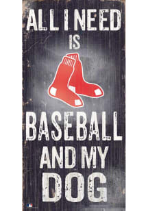 Boston Red Sox Baseball and My Dog Sign