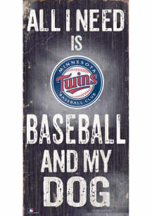 Minnesota Twins Baseball and My Dog Sign