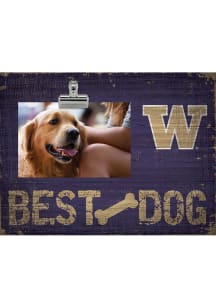 Washington Huskies Best Dog Clip Picture Frame