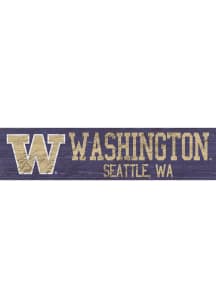 Washington Huskies 6x24 Sign
