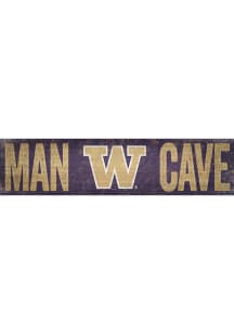 Washington Huskies Man Cave 6x24 Sign
