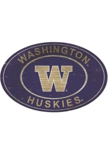 Washington Huskies 46 Inch Heritage Oval Sign