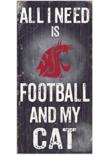 Washington State Cougars Football and My Cat Sign