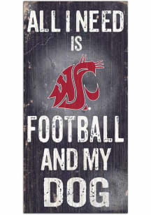 Washington State Cougars Football and My Dog Sign