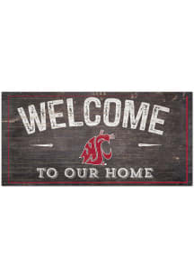 Washington State Cougars Welcome Distressed Sign