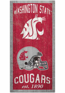 Washington State Cougars Heritage 6x12 Sign