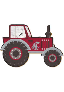 Washington State Cougars Tractor Cutout Sign