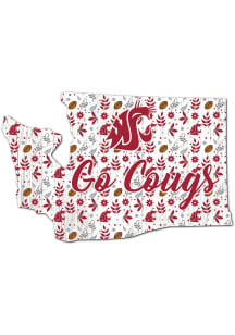 Washington State Cougars Floral State Sign