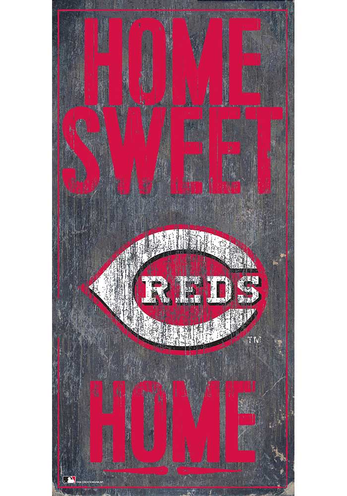 Cincinnati Reds Home Sweet Home Sign