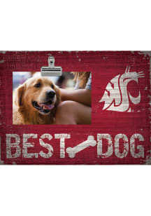 Washington State Cougars Best Dog Clip Picture Frame