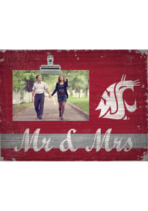 Washington State Cougars Mr and Mrs Clip Picture Frame