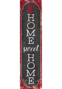 Washington State Cougars 24 Inch Home Sweet Home Leaner Sign