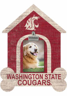 Washington State Cougars Dog Bone House Clip Picture Frame