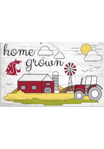 Washington State Cougars Home Grown Sign