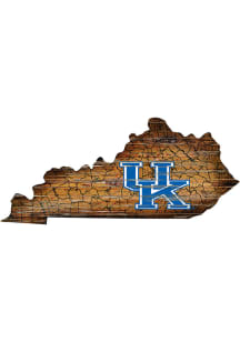 Kentucky Wildcats Distressed State 24 Inch Sign