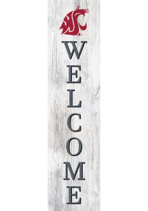 Washington State Cougars 48 Inch Welcome Leaner Sign