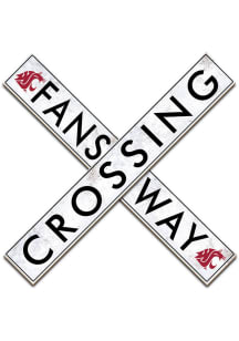 Washington State Cougars 48 Inch Fans Way Crossing Wall Art