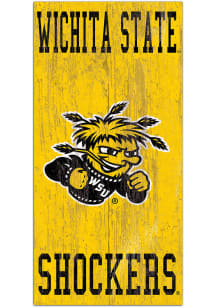 Wichita State Shockers Heritage Logo 6x12 Sign
