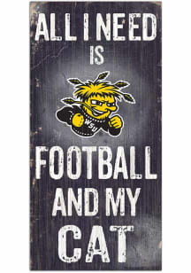 Wichita State Shockers Football and My Cat Sign