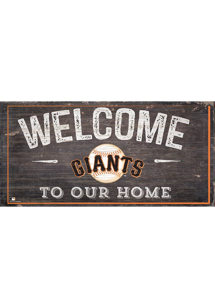 MLB Round Distressed Sign San Francisco Giants