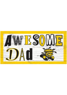 Wichita State Shockers Awesome Dad Sign