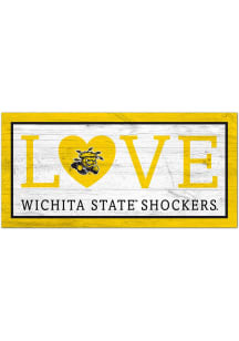 Wichita State Shockers Love 6x12 Sign