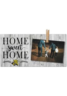 Wichita State Shockers Home Sweet Home Clothespin Picture Frame