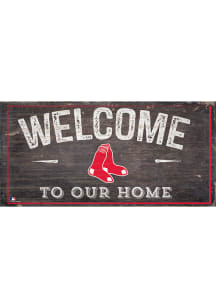 Boston Red Sox Welcome Distressed Sign