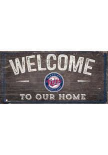 Minnesota Twins Welcome Distressed Sign