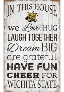 Wichita State Shockers In This House 11x19 Sign