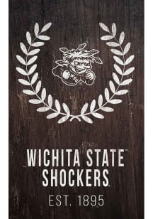 Wichita State Shockers Laurel Wreath Sign