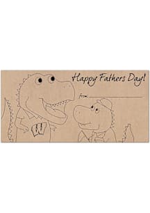 Wisconsin Badgers Fathers Day Coloring Sign - Red