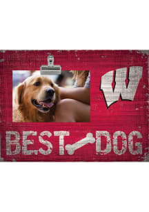 Wisconsin Badgers Best Dog Clip Picture Frame