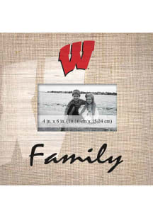Wisconsin Badgers Family Picture Picture Frame