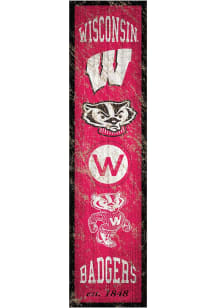 Wisconsin Badgers Heritage Banner 6x24 Sign