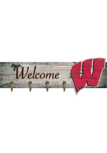 Wisconsin Badgers Coat Hanger Sign