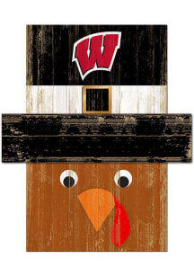 Wisconsin Badgers Turkey Head Sign