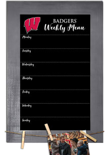 Wisconsin Badgers Weekly Chalkboard Picture Frame