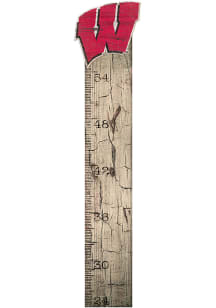 Wisconsin Badgers Growth Chart Sign