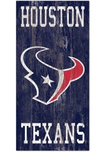 Houston Texans Heritage Logo 6x12 Sign
