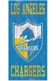 Los Angeles Chargers Heritage Logo 6x12 Sign