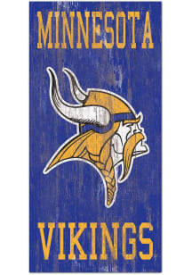 Minnesota Vikings Heritage Logo 6x12 Sign