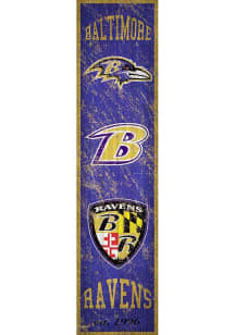 Baltimore Ravens Heritage Banner 6x24 Sign